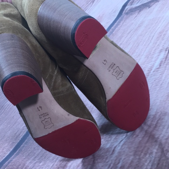 Isabel Marant Dicker Suede Ankle Boots in Tan - Picture 7 of 11